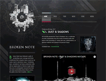 Tablet Screenshot of brokennote.com